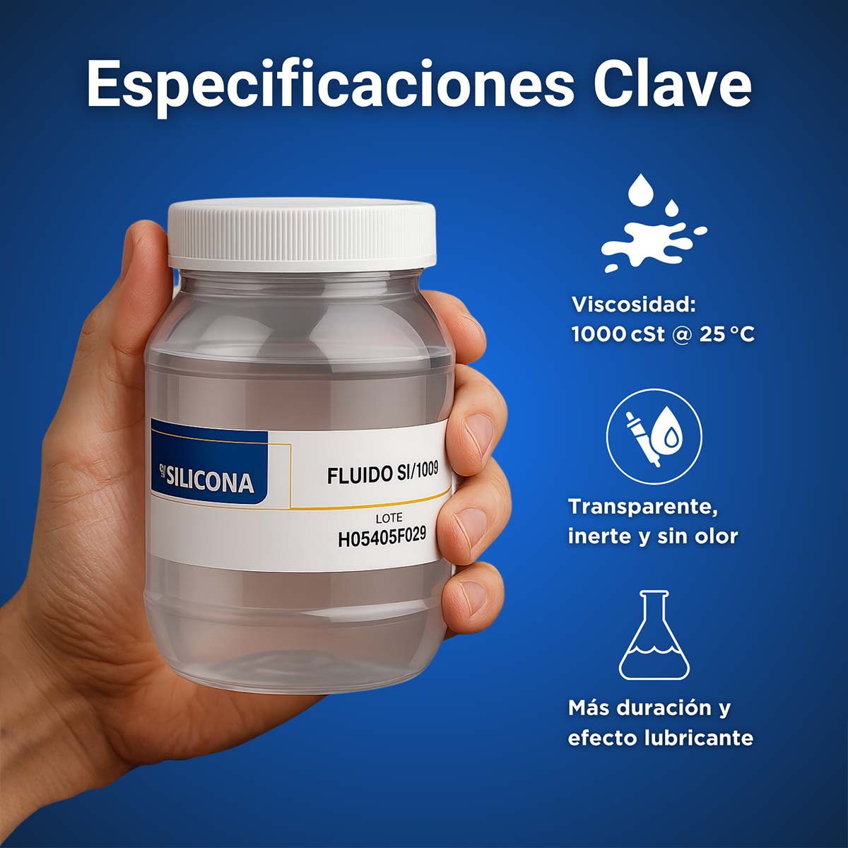 Fluido SI 1000 especificaciones clave