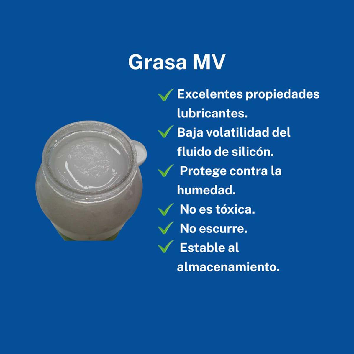 Grasa MV características